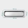 Gastrootiness 2/4 of stainless steel, 100 mm, 53 × 16.4 × 10 cm, thickness 0.8 mm
