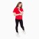 Leggings for girls, black color, height 128 cm