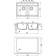 Dr.gans kitchen washing “Astra-780” 780x510 mm, h = 217 mm, black color
