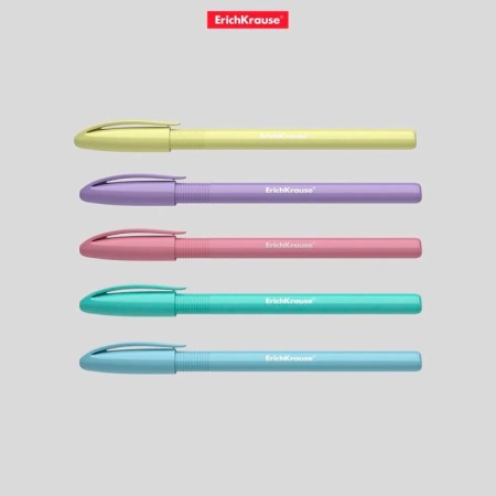 Ballic handle Erichkrause U-108 Pastel Stick 1.0, Ultra Glide, Blue Ink color-4