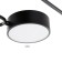 Almo chandelier 6XLED 144W 3000-6000K Black 80x58x21 cm Bayerlux