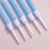 Candles for the "Neon" cake, 10 pcs, blue 5 cm