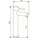 Sink mixer "RMS" SUS124-001F-2, 35 mm cartridge, stainless steel, satin