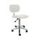 Senor+chair is low, 46 × 50 cm, pneumatic lift, five -pound chrome, white color