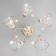 Lamp ceiling Sollar 60x60x26, 5x60W E27, gold, chrome