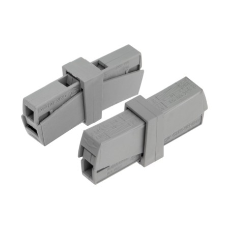 Construction and installation terminal of QMS 224-201 for the lamp for flexible conductors (0.2-2.5)/(0.14-2.5) m