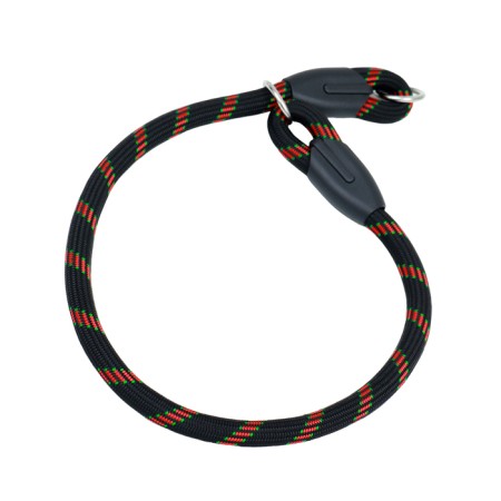 Collar - dog noisy, 1.2 x 60 cm, black and red-1