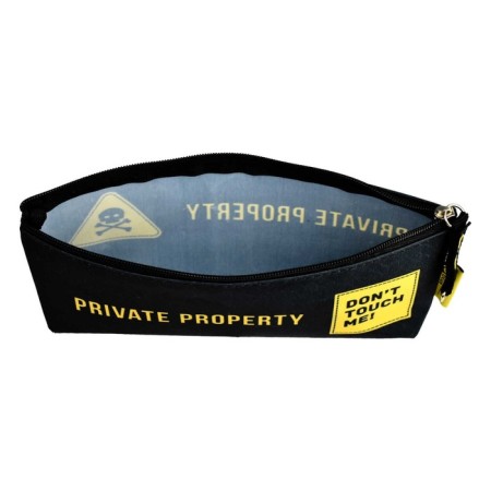 Penal soft, 1 department, 80 x 210 x 35 mm, voluminous, microfiber on PVC-one, Phoenix "Private Property"-3