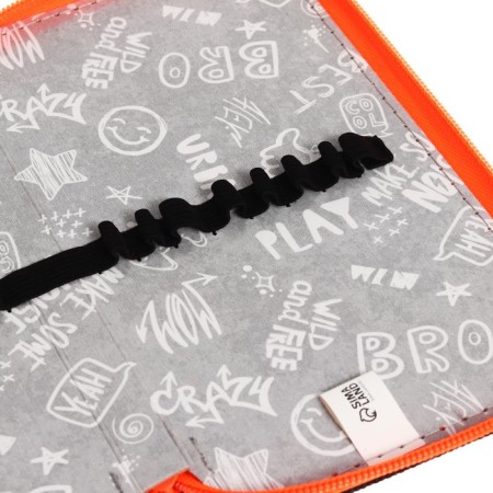 Penal 2 sections 110*190 PCT fabric 11-42 "Black-Yarko-orange" 56329-6