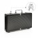 Metal case, 38 x 21 x 6.5 cm, black