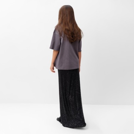 Women's skirt from sequet Mist, p. 42, black-2