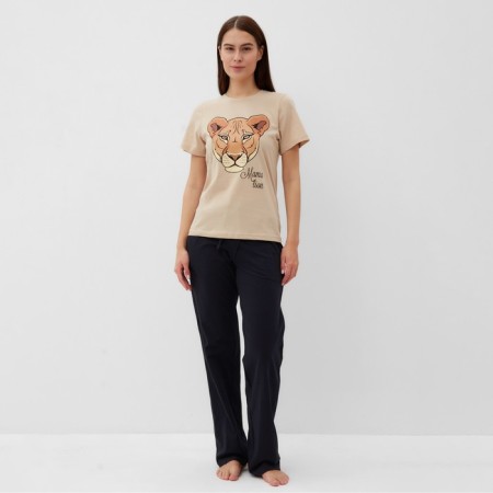 Female pajamas (T-shirt and trousers) KAFTAN "Lion" size 40-42-3