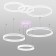 Suspended Citilux “duet Smart” CL719A700 85x93x25 cm, 3x60W, LED, white color