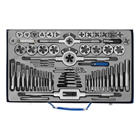 Set of taps and dies "bison" Professional, steel P6M5, 65 items