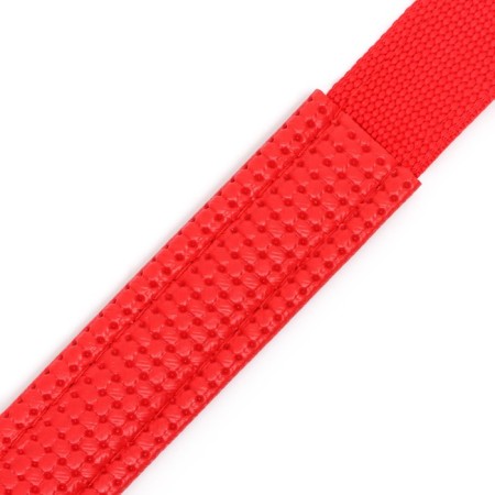 Collar "Comfort" Combined, 58 x 3 cm, Osh 45-52 cm, red-5