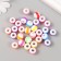 Beads for creativity plastic "Color strip. Gloss" set of 20 g 1.2x1.2x1.1 cm