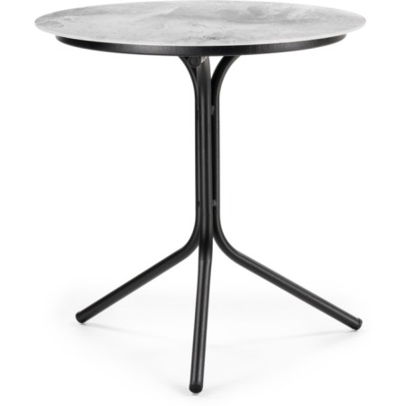 Cuts set Ruscus white marble/gray marble/Galifax metal, black 52x52x58.2 cm-7