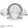 Lenardi coffee set of infanta, 12 items