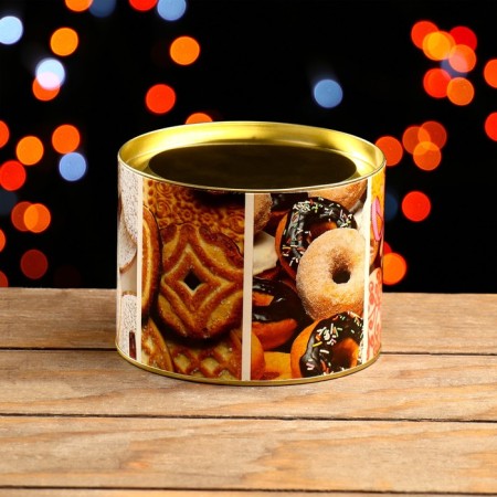 Gift box, tube "Delicious tea party" 120 x 90 mm (70 mm intra -height)-2