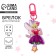 Key keychain children's "Fairy", 3.5 x 10 cm