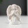 Souvenir Polystone "Angel -girl in a pink wreath - blessing" MIX 3x4x2.5