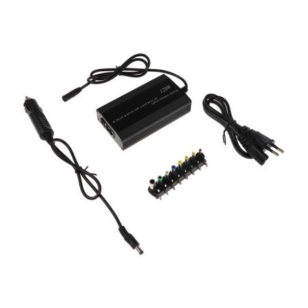A universal charger for a laptop ZU30, 120 watts, with adapters 8 pcs, with Aza