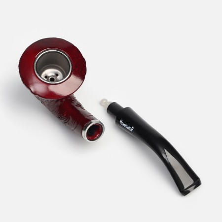 Kommer's smoking pipe "Commander", classic, length 14 cm, hole D-2 cm-3