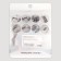 Shoe shoes, steam, flat, with a latch, elastic, 6 mm, 100 cm, white color