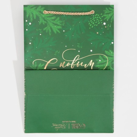 Laminated packet "Jashama", 21 x 30 x 15 cm, new year-6