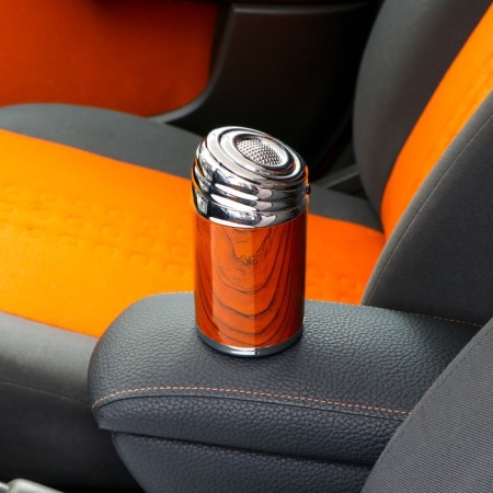 Aurial for a car with backlight, brown-2