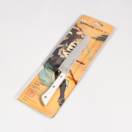 Kitty Kitchen Samura Harakiri, universal, blade 15 cm, white handle-4