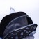 Baby backpack on lightning, 3 outer pockets, black color