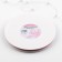 Velvet tape, 10 mm, 18 ± 1 m, pink color No. 08