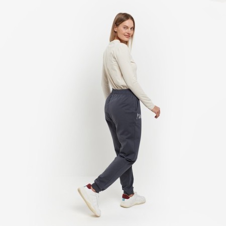 Women's trousers, dark gray color, size 46-1