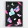 Cover for the passport "Butterflies", PVC, full -color seal