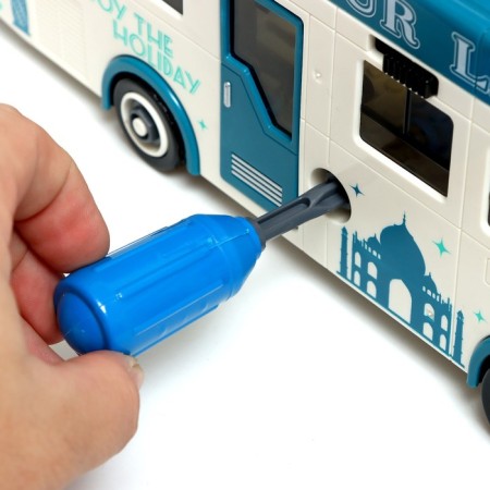 The designer of the screw "bus", light, sound, inertia, 42 details-11