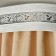 Three -cereal cornice "Ultracompact. Grace silver ”, 160 cm, with a decorative bar 7 cm, patina white