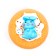 Happyki bath bomb "Ushastiki" with foam and a toy mix, 160 g