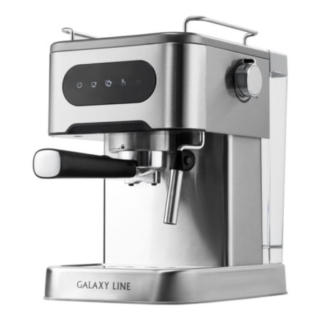 Coffee machine Galaxy Line Gl 0761, Rozhkaya, 1500 W, 1.5 L, CAPUCHURER, Silver