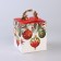 New Year's folding box "Bright balls" 14 x 16 x 14 cm, New Year