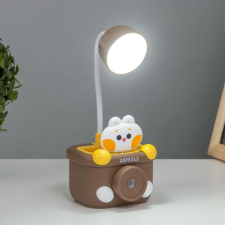 Highlight lamp with a "kitten" LED 3W USB chocolate 9.1x8.1x20 cm Risalux-1
