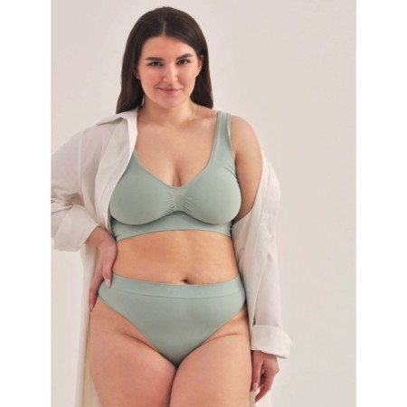 Panties Thong Women's String, size 52-54, pistachio color-2