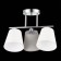 Ceiling EVOLUCE lamp. Sle300402-03. Prato. 3x40 W, E14, 37x25x31.5 cm, chromium color