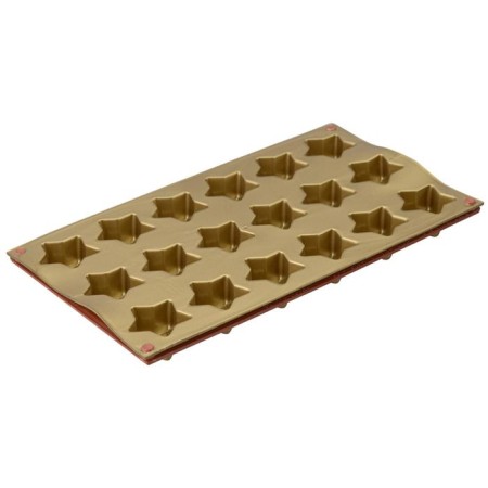 Form for the preparation of cakes Stars, silicone-3