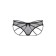 Softline collection butterfly shorts, black color, size s/l