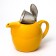 Elrington teapot “Felicit, glaze”, 1.3 l, yellow color