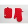 Kitchen CHEF: take, mittens, towel 38x63 cm, red color red