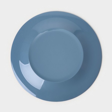 Plate plate "Smoky Amethyst", D = 25 cm, blue color-4