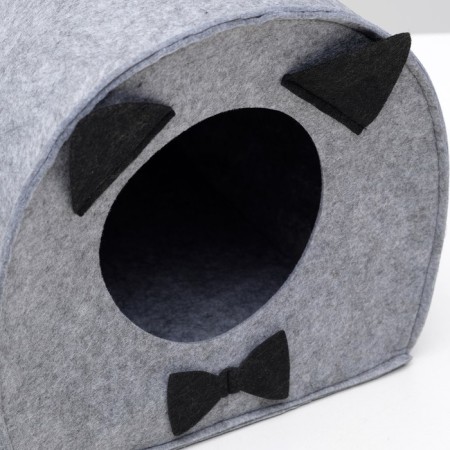 Animal house from the felt "Gentleman Board", 33 x 33 x 45 cm-4