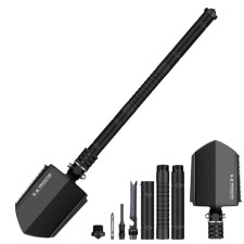 Multifunctional shovel 7V1 in a case, 67 cm, black
